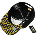 TOP LEVEL : MONEY | Embroidered $100 Bill with Sublimation & Luxury $ Print Design Snapback Cap