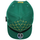 TOP LEVEL : MONEY | Embroidered $100 Bill with Sublimation & Luxury $ Print Design Snapback Cap