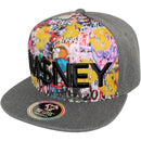 TOP LEVEL : MONEY | Graffiti Art with Cool Bear Sublimation Design Snapback Cap