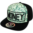 TOP LEVEL : MONEY | $100 Bill Colorful Sublimation Design Snapback Cap