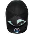 TOP LEVEL : MONEY | Reflective Patch & Dollar Bills Sublimation Print Design Snapback Cap