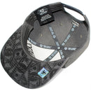 TOP LEVEL : MONEY | Reflective Patch & Dollar Bills Sublimation Print Design Snapback Cap