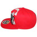 TOP LEVEL : MONEY | Reflective Patch & Dollar Bills Sublimation Print Design Snapback Cap