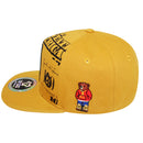 TOP LEVEL : MONEY | Rich Bear Character $100 Money Bill Design Snapback Cap