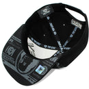 TOP LEVEL : MONEY | Front-raised Verbiage Embroidery with Bill Print Design Snapback Cap