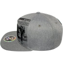 TOP LEVEL : MONEY | Front-raised Verbiage Embroidery with Bill Print Design Snapback Cap