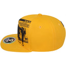 TOP LEVEL : MONEY | Front-raised Verbiage Embroidery with Bill Print Design Snapback Cap