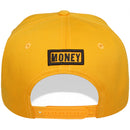 TOP LEVEL : MONEY | Front-raised Verbiage Embroidery with Bill Print Design Snapback Cap