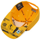 TOP LEVEL : MONEY | Front-raised Verbiage Embroidery with Bill Print Design Snapback Cap