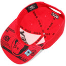 TOP LEVEL : MONEY | Front-raised Verbiage Embroidery with Bill Print Design Snapback Cap