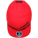 TOP LEVEL : MONEY | Front-raised Verbiage Embroidery with Bill Print Design Snapback Cap