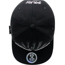 TOP LEVEL : PRAY | Front Raised Pray Verbiage Design with Prayer's Hand Print Design Snapback Cap