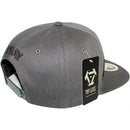 TOP LEVEL : PRAY | Front Raised Pray Verbiage Design with Prayer's Hand Print Design Snapback Cap