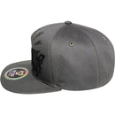 TOP LEVEL : PRAY | Front Raised Pray Verbiage Design with Prayer's Hand Print Design Snapback Cap