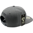 TOP LEVEL : PRAY | Front Raised Pray Verbiage Design with Prayer's Hand Print Design Snapback Cap