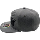 TOP LEVEL : PRAY | Front Raised Pray Verbiage Design with Prayer's Hand Print Design Snapback Cap