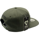 TOP LEVEL : PRAY | Front Raised Pray Verbiage Design with Prayer's Hand Print Design Snapback Cap