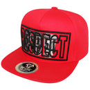 TOP LEVEL : RESPECT | Front-raised Verbiage Design Snapback Cap