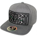 TOP LEVEL : RESPECT | Front-raised Verbiage Design Snapback Cap