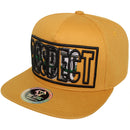TOP LEVEL : RESPECT | Front-raised Verbiage Design Snapback Cap