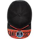 TOP LEVEL : SAN FRANCISCO | Verbiage Design with Rubber Patch Design Snapback Cap