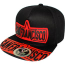 TOP LEVEL : SAN FRANCISCO | Verbiage Design with Rubber Patch Design Snapback Cap