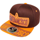 TOP LEVEL : SAN FRANCISCO | Verbiage Design with Rubber Patch Design Snapback Cap