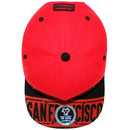 TOP LEVEL : SAN FRANCISCO | Verbiage Design with Rubber Patch Design Snapback Cap