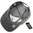 TOP LEVEL : SELF MADE | Verbiage with All-over Bill Print Design Snapback Cap