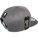 TOP LEVEL : SKULL | Head Print with Front Raised Outline Embroidery Design Snapback Cap