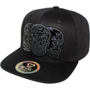 TOP LEVEL : SKULL | Embossed Sugar Skull pvc Patch Design Snapback Cap