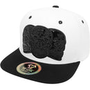 TOP LEVEL : SKULL | Embossed Sugar Skull pvc Patch Design Snapback Cap
