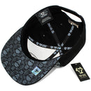TOP LEVEL : SKULL | Cotton Patch & Skull Checker Board Print Design Snapback Cap