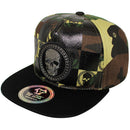 TOP LEVEL : SKULL | Cotton Patch & Skull Checker Board Print Design Snapback Cap