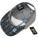 TOP LEVEL : SKULL | Cotton Patch & Skull Checker Board Print Design Snapback Cap