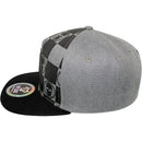 TOP LEVEL : SKULL | Cotton Patch & Skull Checker Board Print Design Snapback Cap