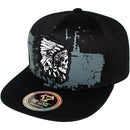 TOP LEVEL : SKULL | Cotton Patch with Skull Print Design Snapback Cap