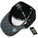 TOP LEVEL : SKULL | Cotton Patch with Skull Print Design Snapback Cap
