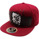 TOP LEVEL : SKULL | Cotton Patch with Skull Print Design Snapback Cap