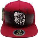 TOP LEVEL : SKULL | Cotton Patch with Skull Print Design Snapback Cap