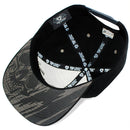 TOP LEVEL : SKULL | Front-raised Verbiage Design & Biker Skull Design Snapback Cap