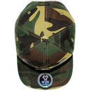 TOP LEVEL : SKULL | Front-raised Verbiage Design & Biker Skull Design Snapback Cap