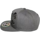 TOP LEVEL : SKULL | Front-raised Verbiage Design & Biker Skull Design Snapback Cap