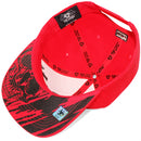 TOP LEVEL : SKULL | Front-raised Verbiage Design & Biker Skull Design Snapback Cap