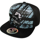 TOP LEVEL : SKULL | Crack Details on Cotton Patch Design Snapback Cap