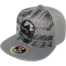TOP LEVEL : SKULL | Crack Details on Cotton Patch Design Snapback Cap