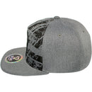 TOP LEVEL : SKULL | Crack Details on Cotton Patch Design Snapback Cap