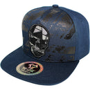 TOP LEVEL : SKULL | Crack Details on Cotton Patch Design Snapback Cap