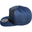 TOP LEVEL : SKULL | Crack Details on Cotton Patch Design Snapback Cap