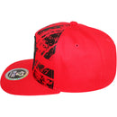 TOP LEVEL : SKULL | Crack Details on Cotton Patch Design Snapback Cap